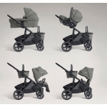 Joie versiti™ 多功能單/雙人嬰兒手推車 (灰綠色)